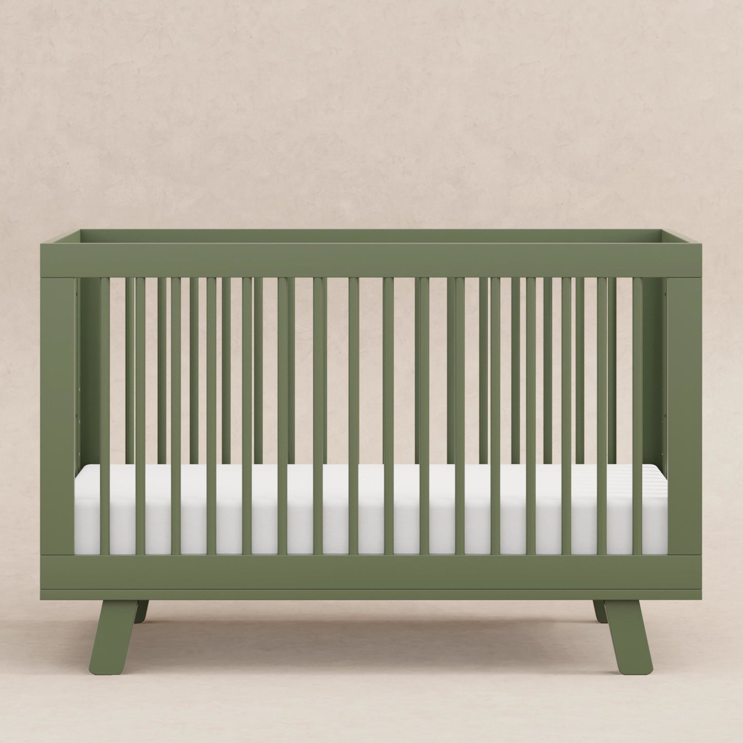 M4201OL,Hudson 3-in-1 Convertible Crib w/Toddler Bed Conversion Kit in Olive