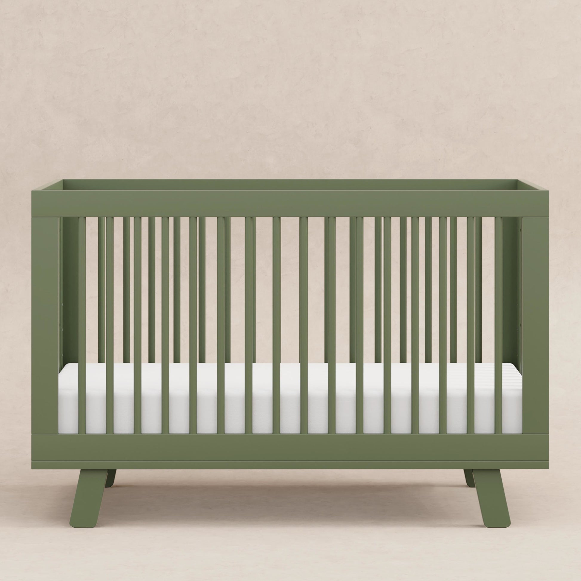 M4201OL,Hudson 3-in-1 Convertible Crib w/Toddler Bed Conversion Kit in Olive