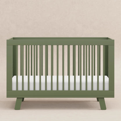 M4201OL,Hudson 3-in-1 Convertible Crib w/Toddler Bed Conversion Kit in Olive
