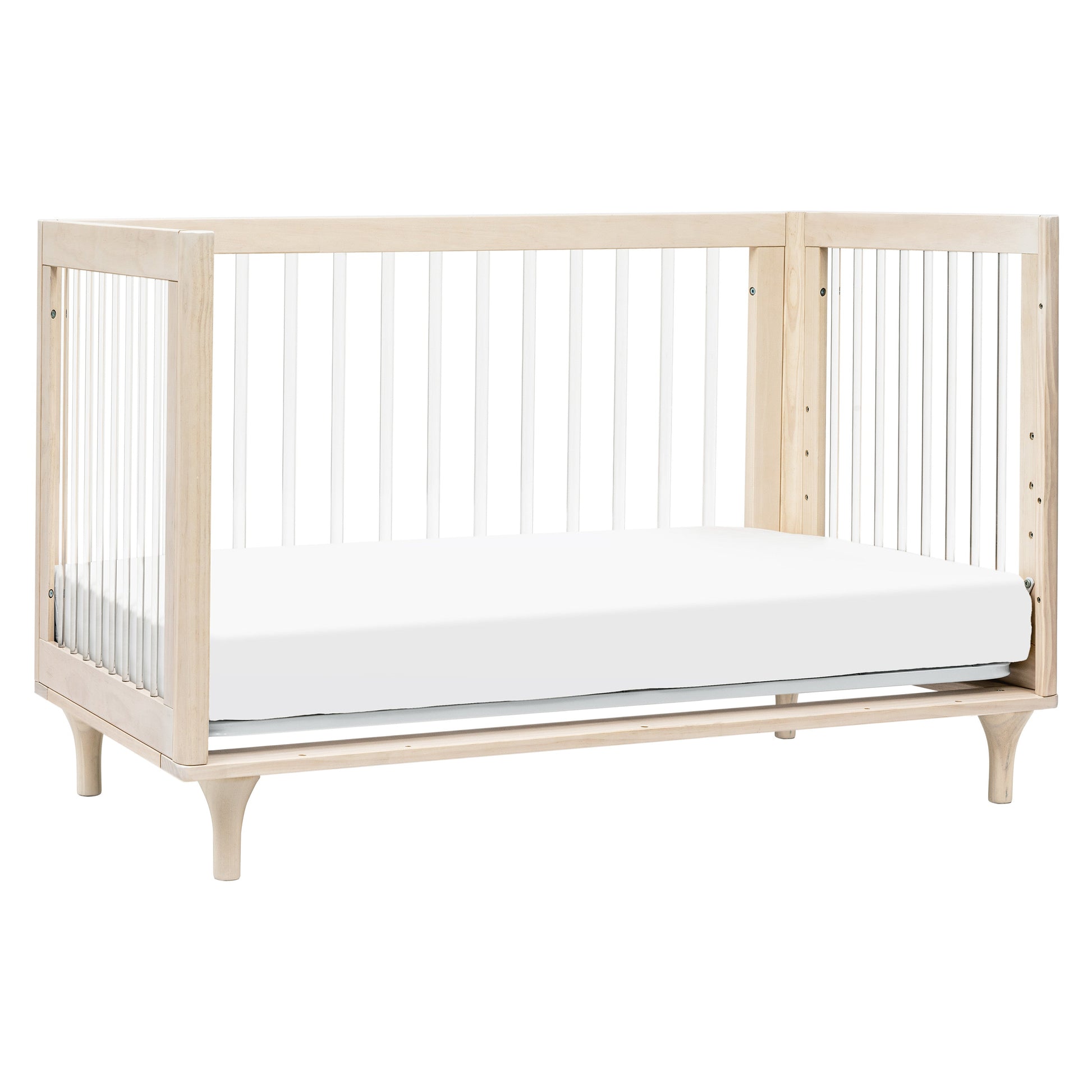 M9001KNX,Lolly 3-in-1 Convertible Crib w/Toddler Conversion Kit in Washed Natural/Acrylic