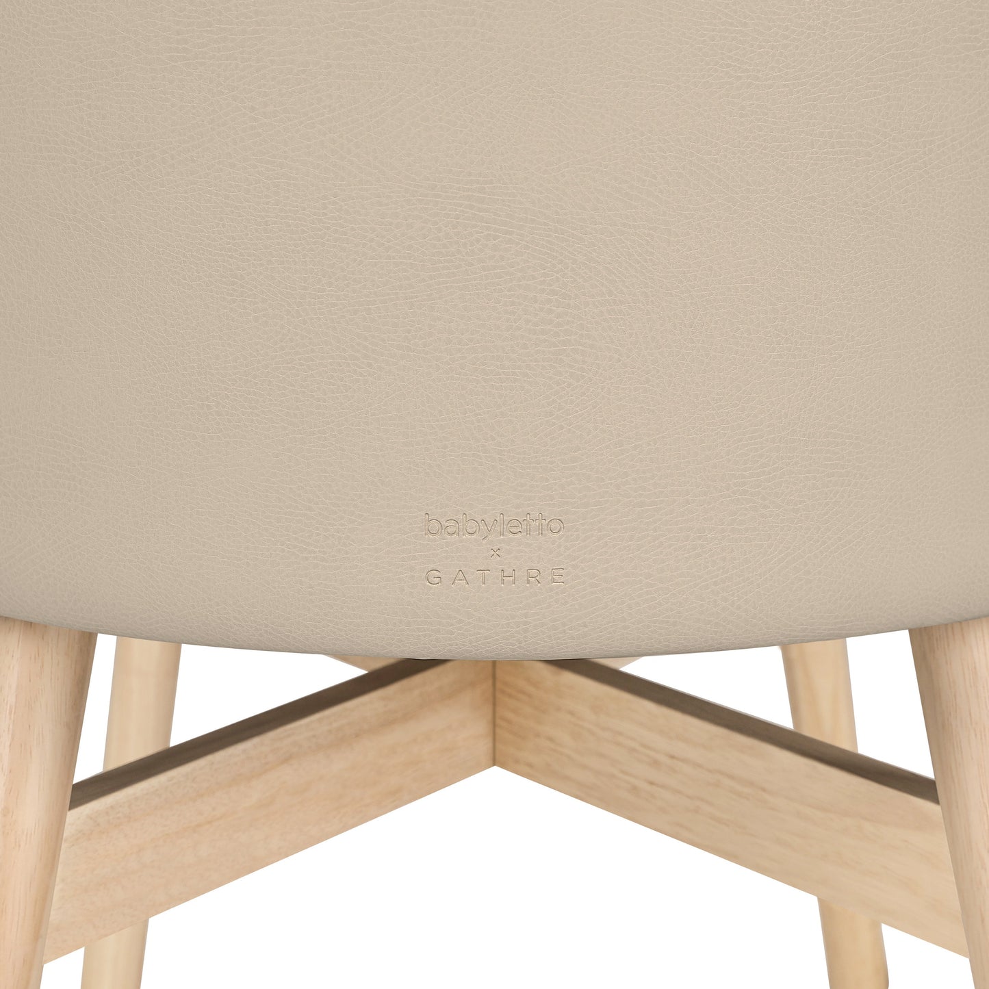 M26834GMLB,babyletto x GATHRE Capsule Bassinet in Millet