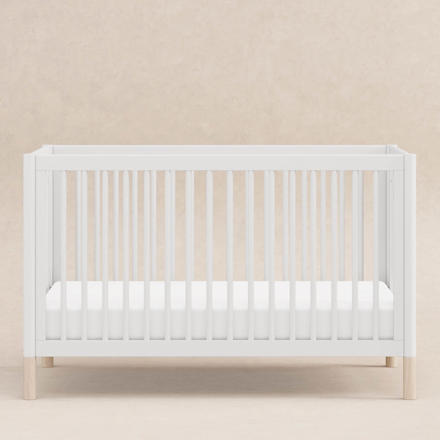 M12901WNX,Gelato 4-in-1 Convertible Crib w/Toddler Conversion Kit in White  NX Feet
