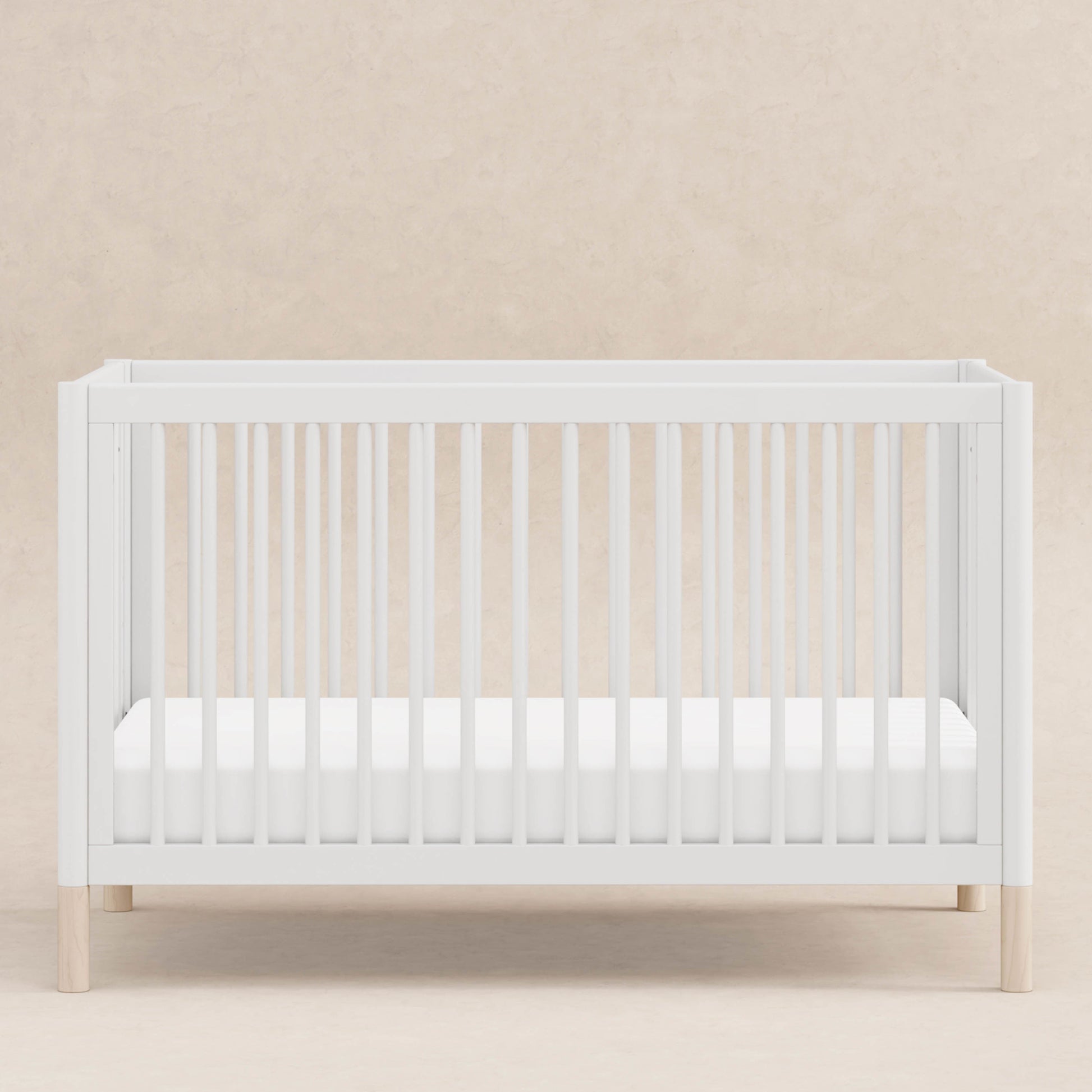 M12901WNX,Gelato 4-in-1 Convertible Crib w/Toddler Conversion Kit in White  NX Feet