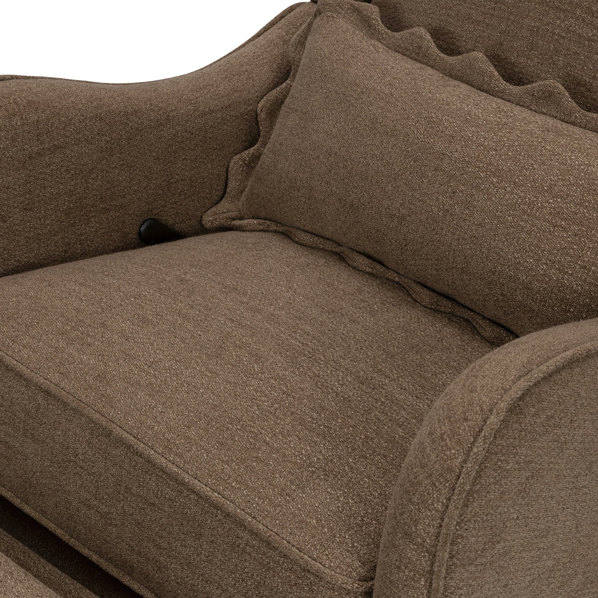 M27787PTEB,Devon Recliner and Swivel Glider in Performance Truffle Eco-Basketweave