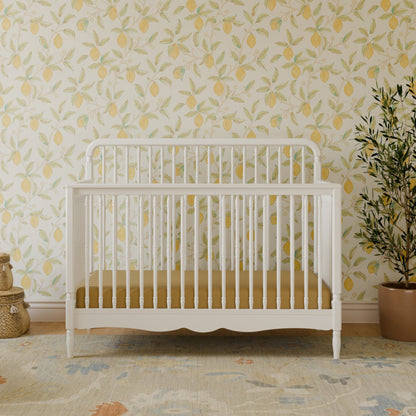 M7141RW,Liberty 4-in-1 Convertible Spindle Crib in Warm White