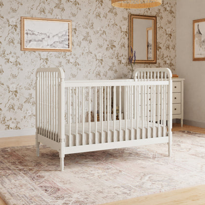 M7101RW,Liberty 3-in-1 Convertible Spindle Crib w/Toddler Bed Conversion Kit in Warm White