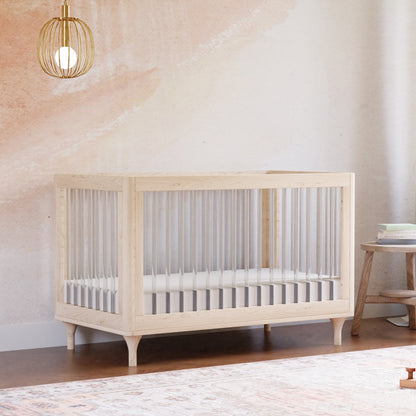 M9001KNX,Lolly 3-in-1 Convertible Crib w/Toddler Conversion Kit in Washed Natural/Acrylic