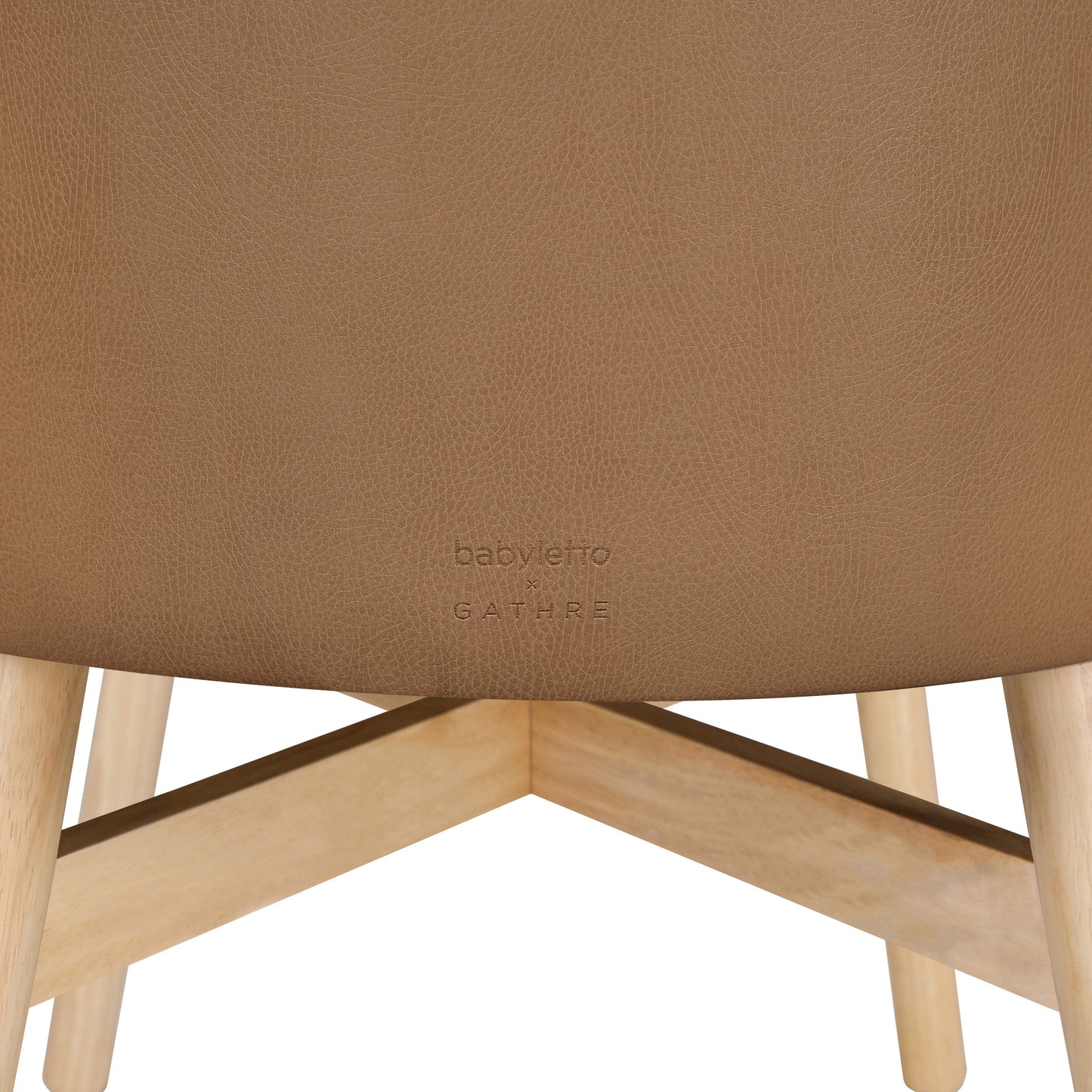 M26834GCLB,babyletto x GATHRE Capsule Bassinet in Camel