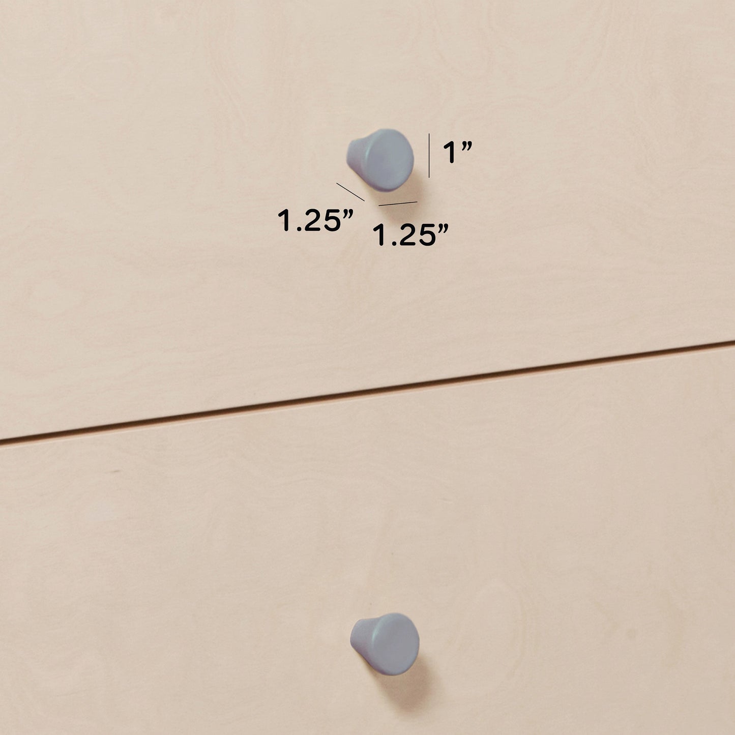 M12971G,Gelato Knob Set in Grey Finish