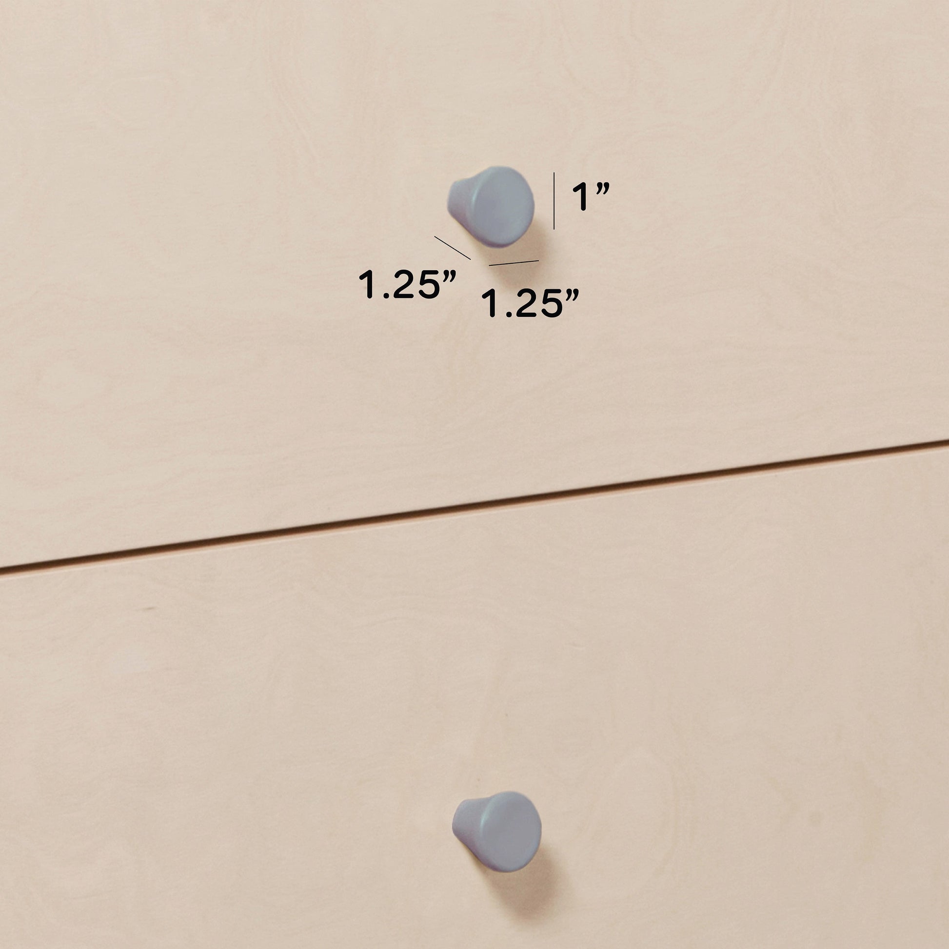 M12971G,Gelato Knob Set in Grey Finish