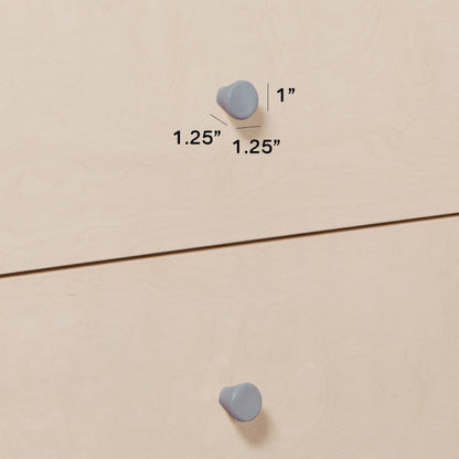 M12971G,Gelato Knob Set in Grey Finish