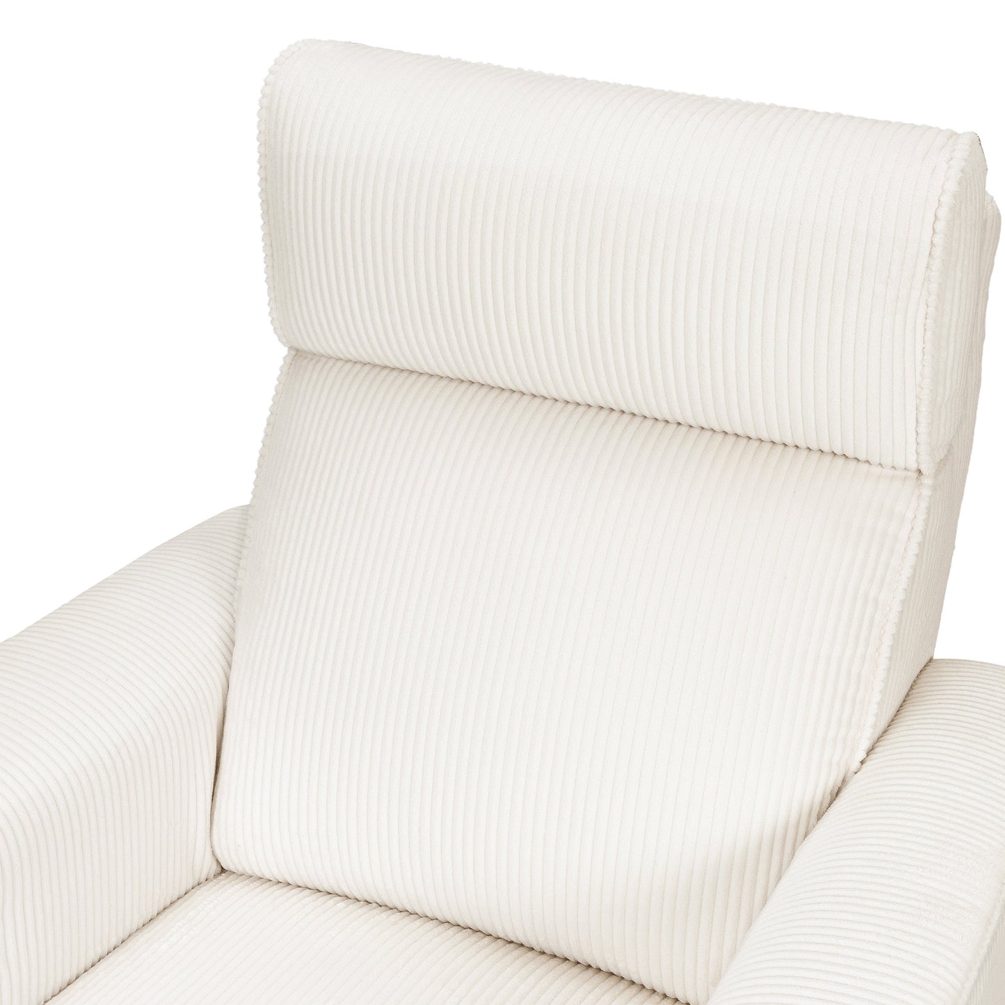 B17186YC,Willa Plus Power Glider Recliner w/ Power Headrest in Ivory Corduroy