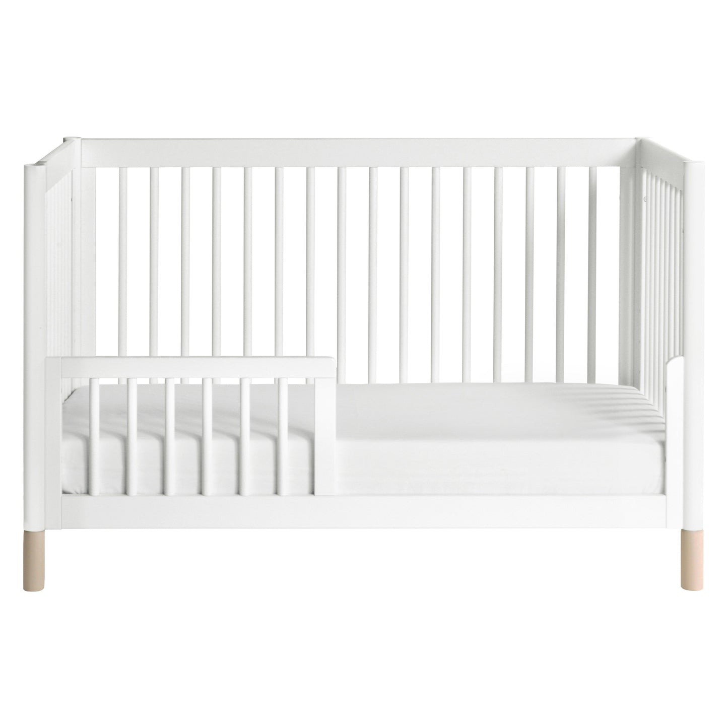 M12901WNX,Gelato 4-in-1 Convertible Crib w/Toddler Conversion Kit in White  NX Feet