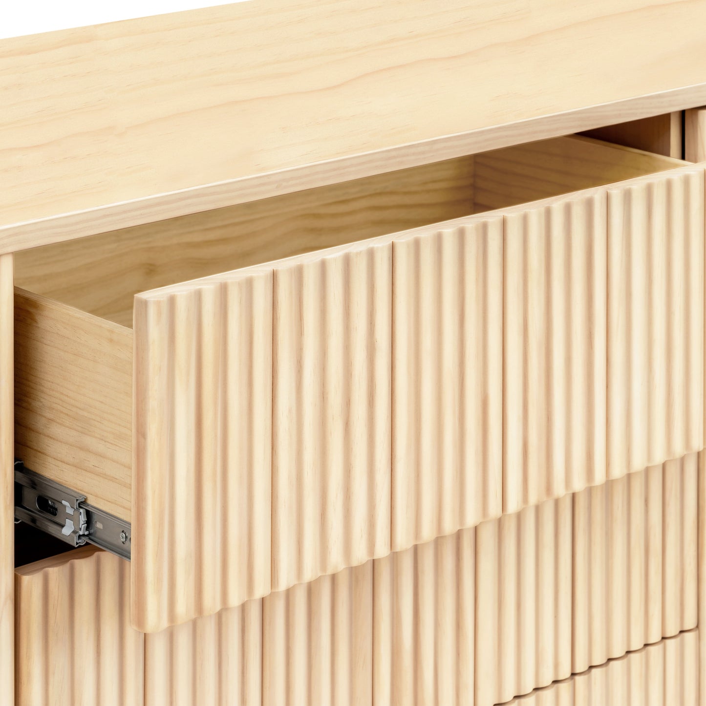 M29816BD,Pogo Tambour Assembled Dresser in Blonde