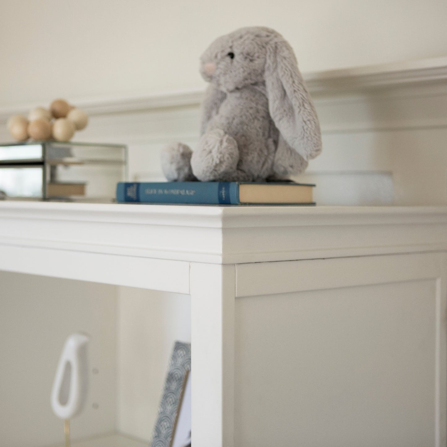 M15814RW,Darlington Bookcase in Warm White