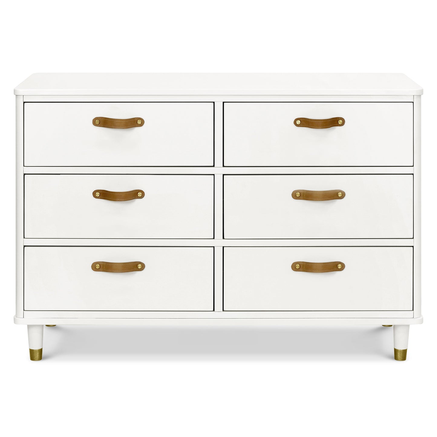 B14316RW,Tanner 6-Drawer Dresser in Warm White