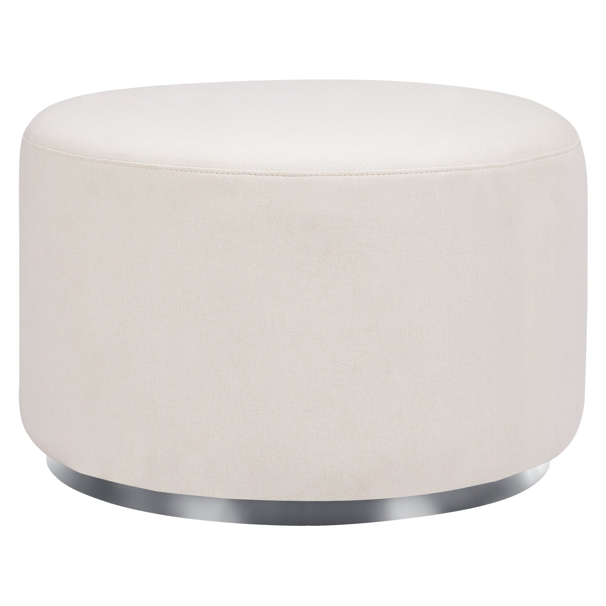 M10185PCMEW,Tuba Gliding Ottoman in Performance Cream Eco-Weave