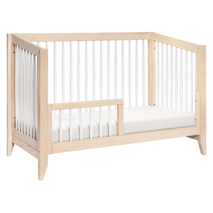 M10301NXW,Sprout 4-in-1 Convertible Crib w/Toddler Bed Conversion Kit in W Natural/White