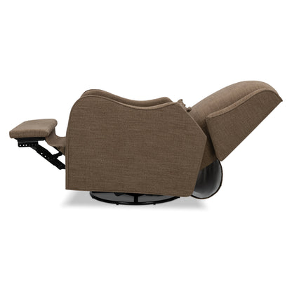 M27787PTEB,Devon Recliner and Swivel Glider in Performance Truffle Eco-Basketweave