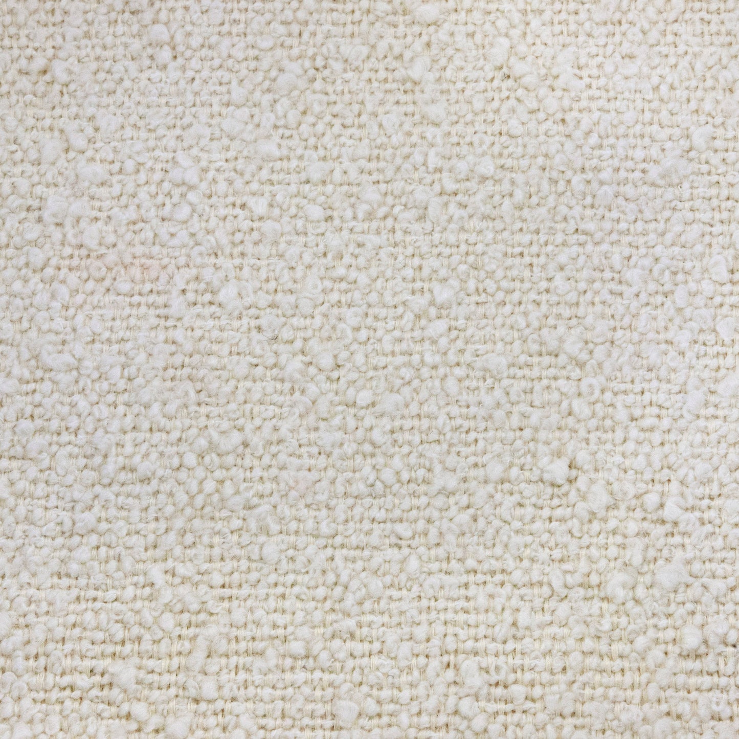 M21785WBIF,Crawford Gliding Ottoman in Ivory Boucle with Ivory Tassel Fringe