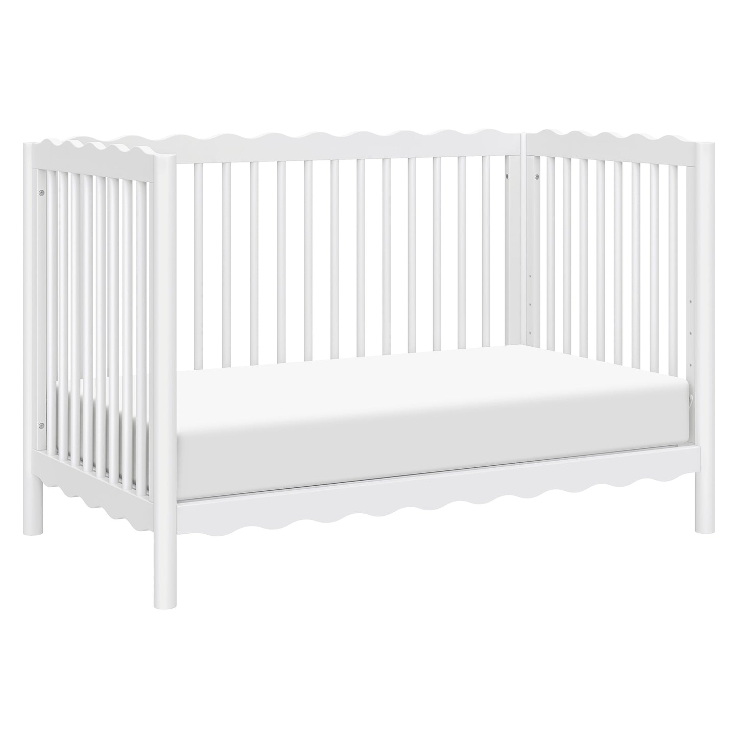 M27901W,Swell 4-in-1 Convertible Crib w/Toddler Conversion Kit in White