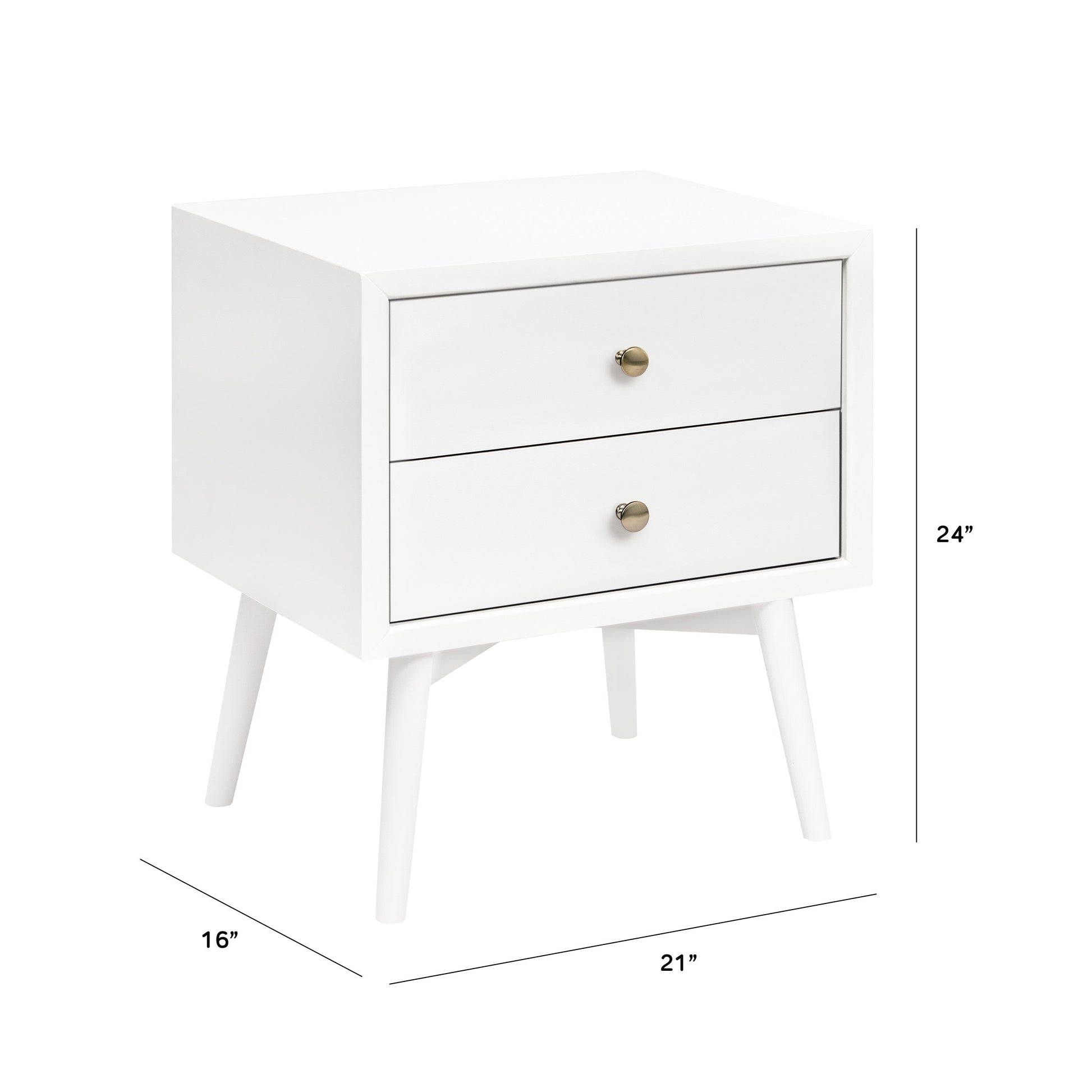 M15960RW,Palma Nightstand  Assembled in Warm White