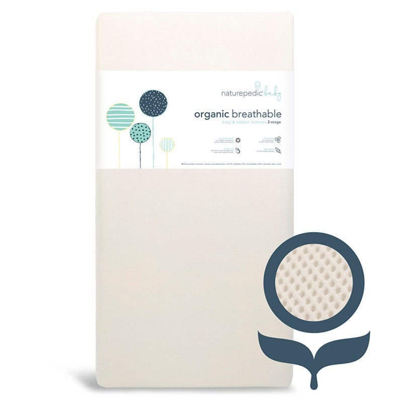 Naturepedic Organic Breathable 2-Stage Crib Mattress