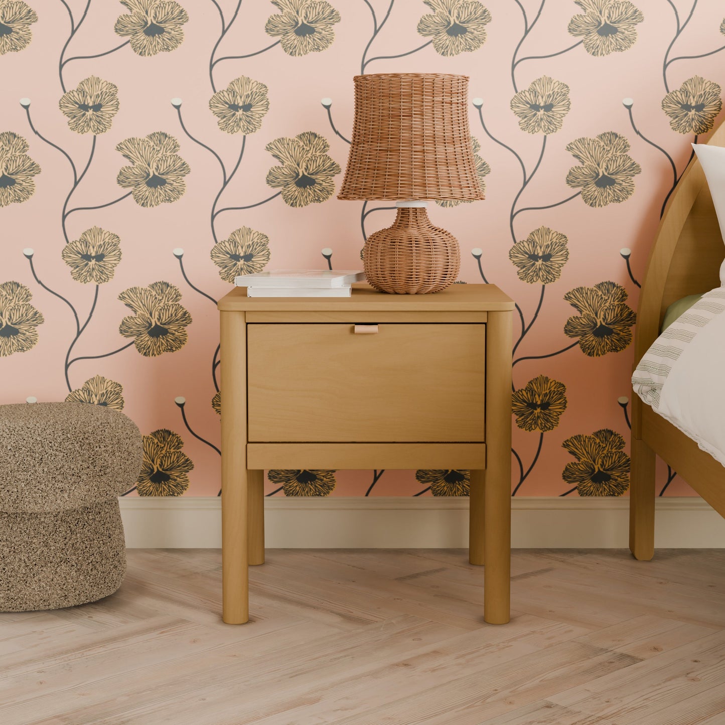 M25960HY,Bondi Nightstand  Assembled in Honey