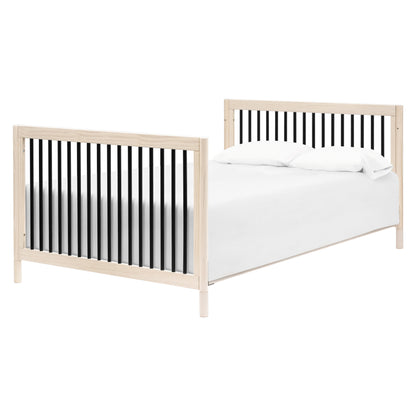 M12901NXB,Gelato 4-in-1 Convertible Crib w/Toddler Conversion Kit in Washed Natural/Black