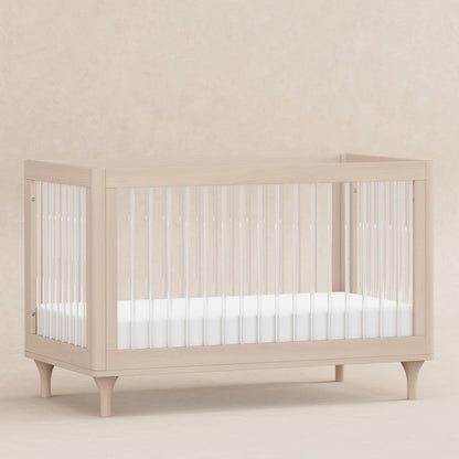 M9001KNX,Lolly 3-in-1 Convertible Crib w/Toddler Conversion Kit in Washed Natural/Acrylic