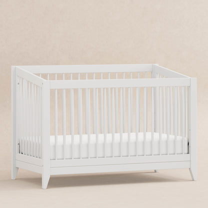 M10301W,Sprout 4-in-1 Convertible Crib w/Toddler Bed Conversion Kit in White Finish