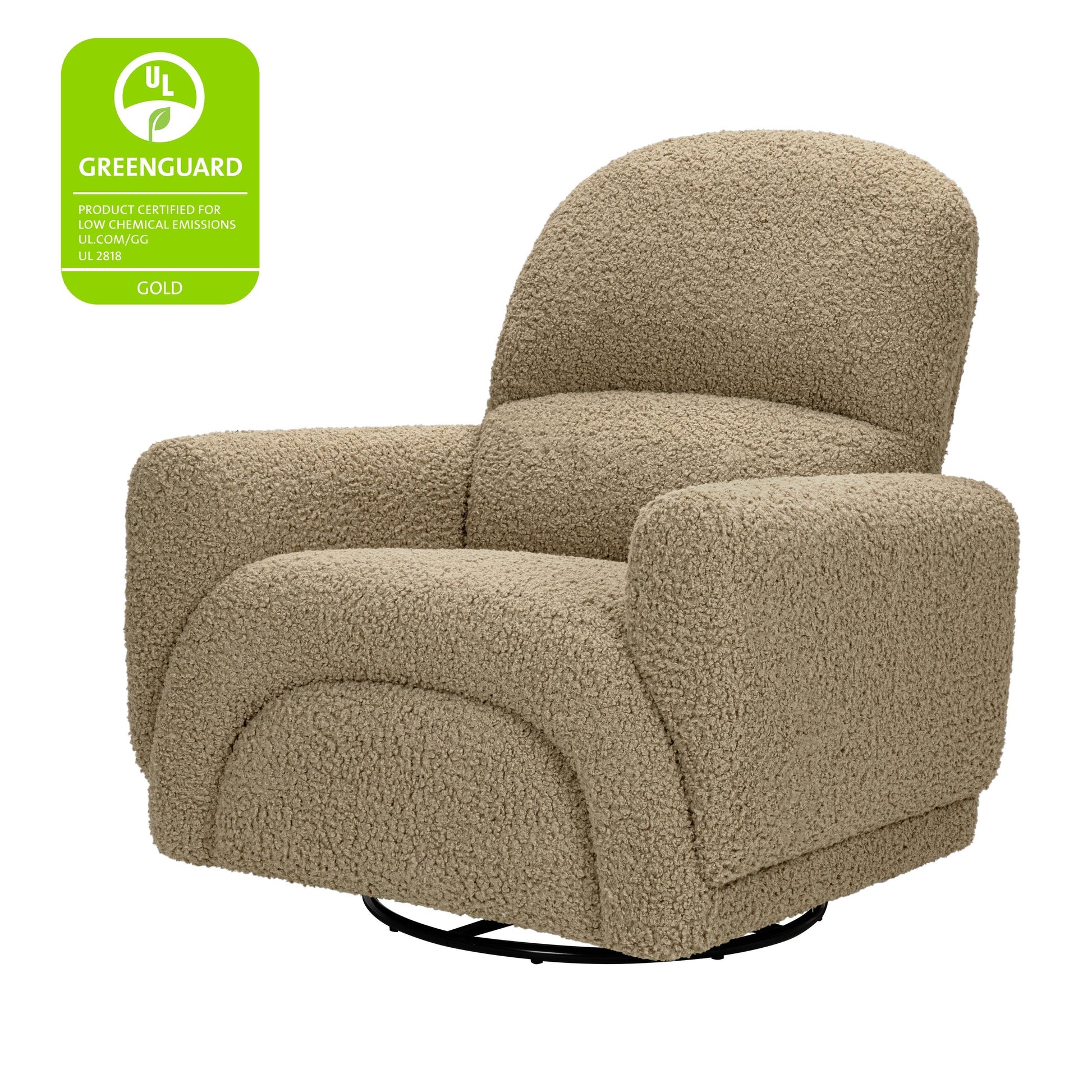 M30087LT,Rainbow Recliner and Swivel Glider in Latte Teddy Loop