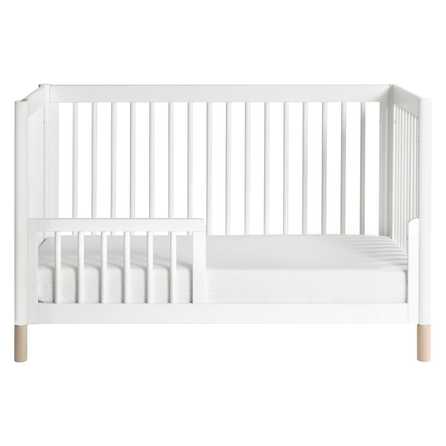 M12901WNX,Gelato 4-in-1 Convertible Crib w/Toddler Conversion Kit in White  NX Feet