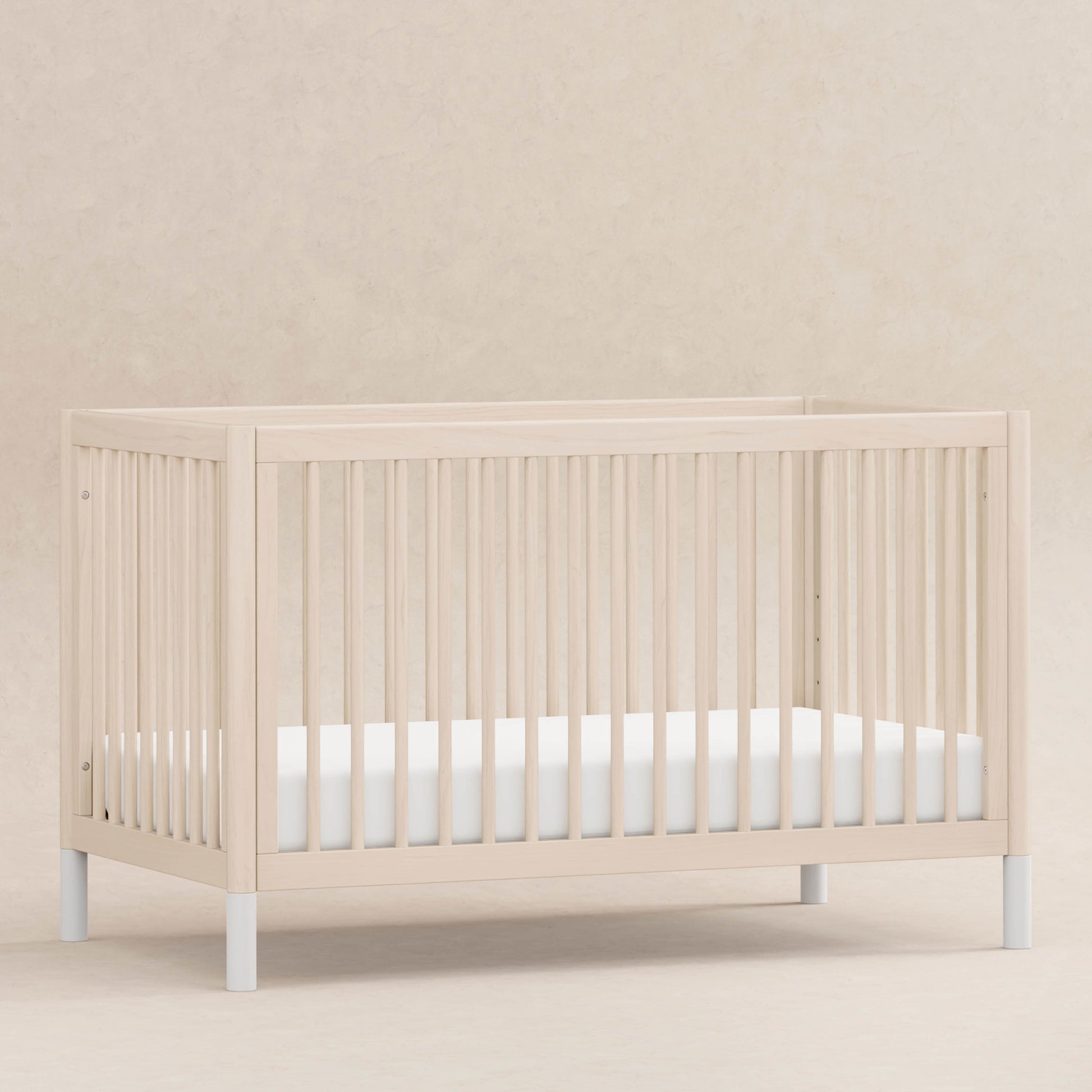 M12901NXW,Gelato 4-in-1 Convertible Crib w/Toddler Conversion Kit in Washed Natural  W Feet