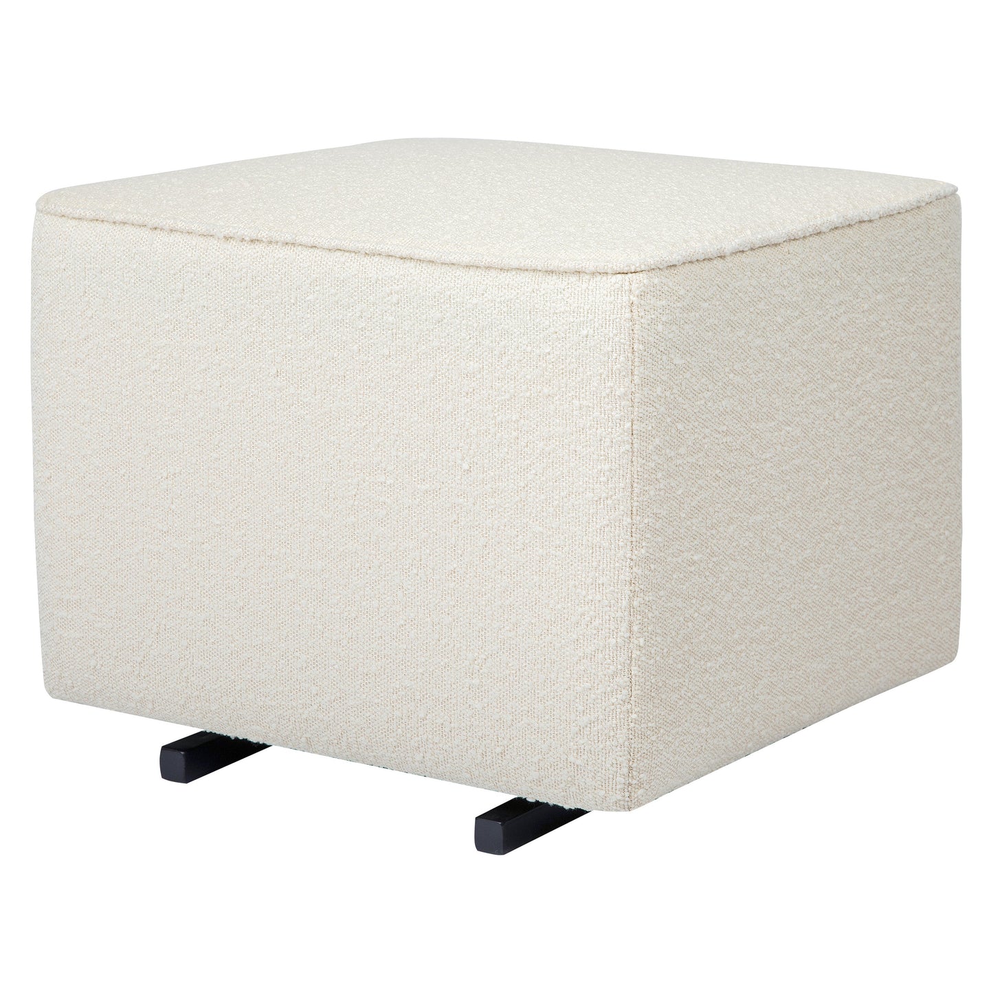 Kiwi Gliding Ottoman in Ivory Boucle