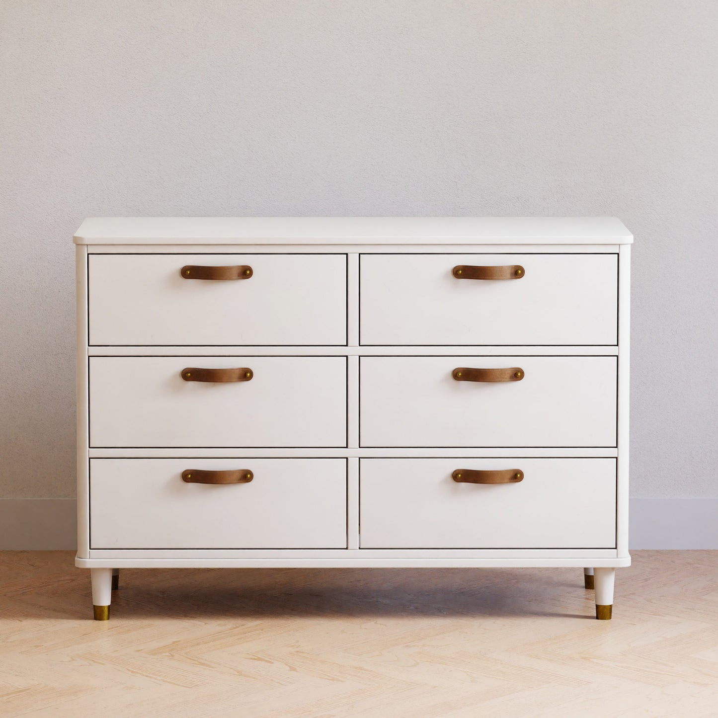 B14316RW,Tanner 6-Drawer Dresser in Warm White
