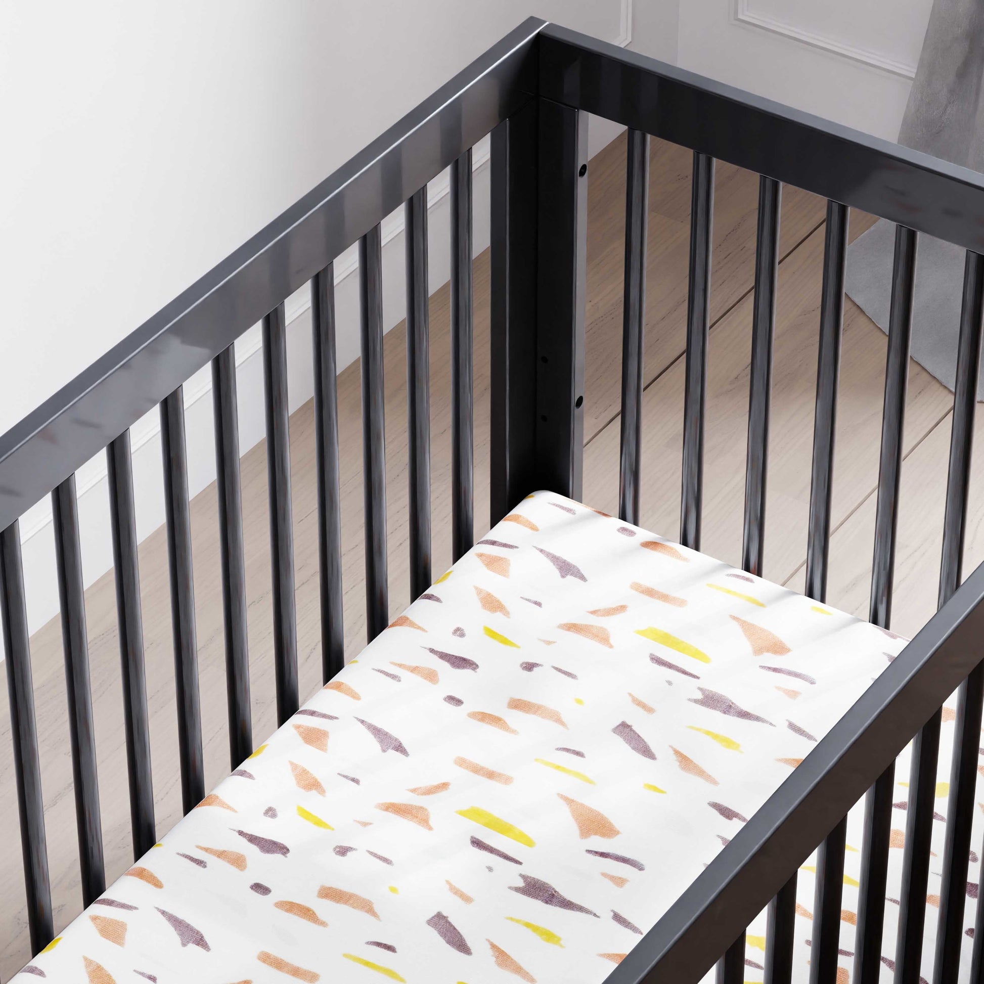 M4201B,Hudson 3-in-1 Convertible Crib w/Toddler Bed Conversion Kit in Black