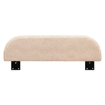M32099CSG,Upholstered Twin/Full Bed Guardrails in Chai Shearling