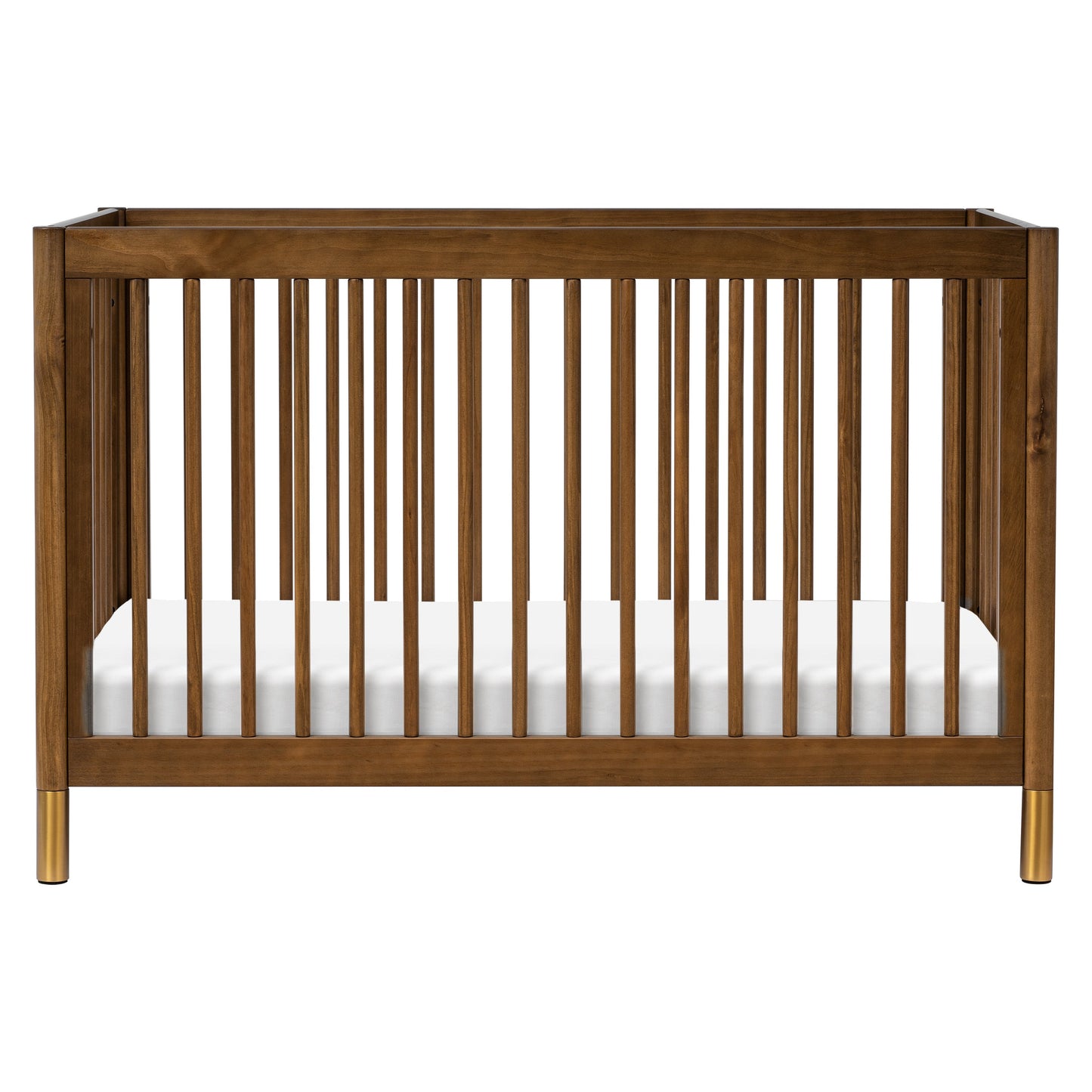 M12901NLGLD,Gelato 4-in-1 Convertible Crib w/Toddler Conversion Kit in Natural Walnut Gold Ft
