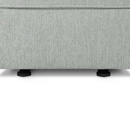 M17285FWLG,Willa/Alden Gliding Ottoman in Feathered Grey Weave