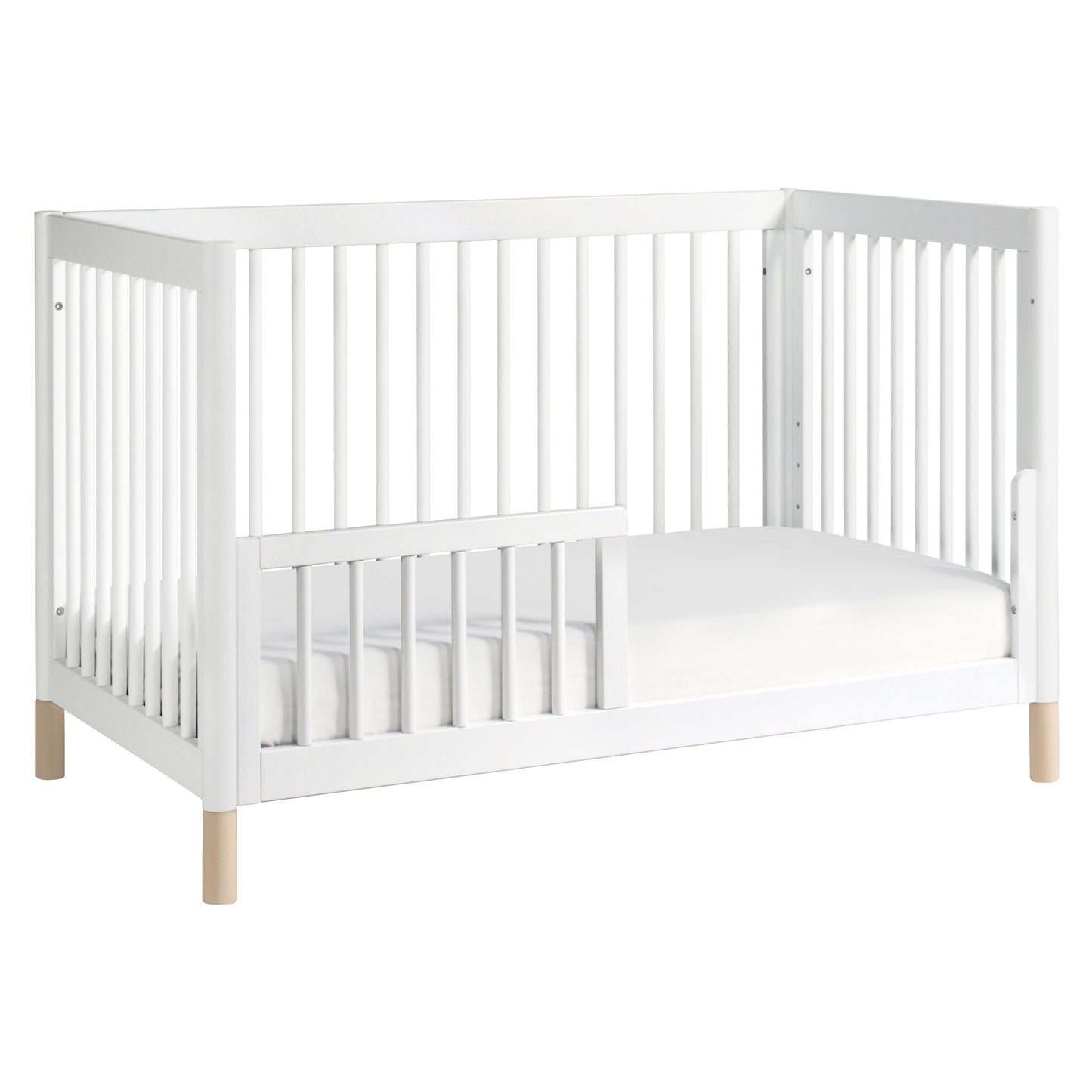 M12901WNX,Gelato 4-in-1 Convertible Crib w/Toddler Conversion Kit in White  NX Feet