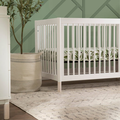 M12901WNX,Gelato 4-in-1 Convertible Crib w/Toddler Conversion Kit in White  NX Feet