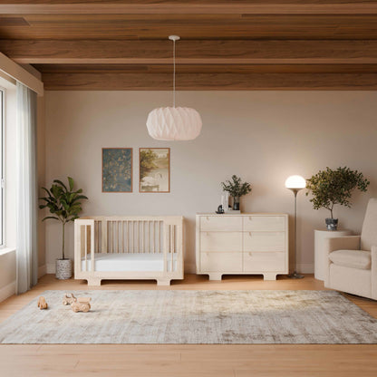 M23401NX,Yuzu 8-in-1 Convertible Crib w/All-Stages Conversion Kits in Washed Natural