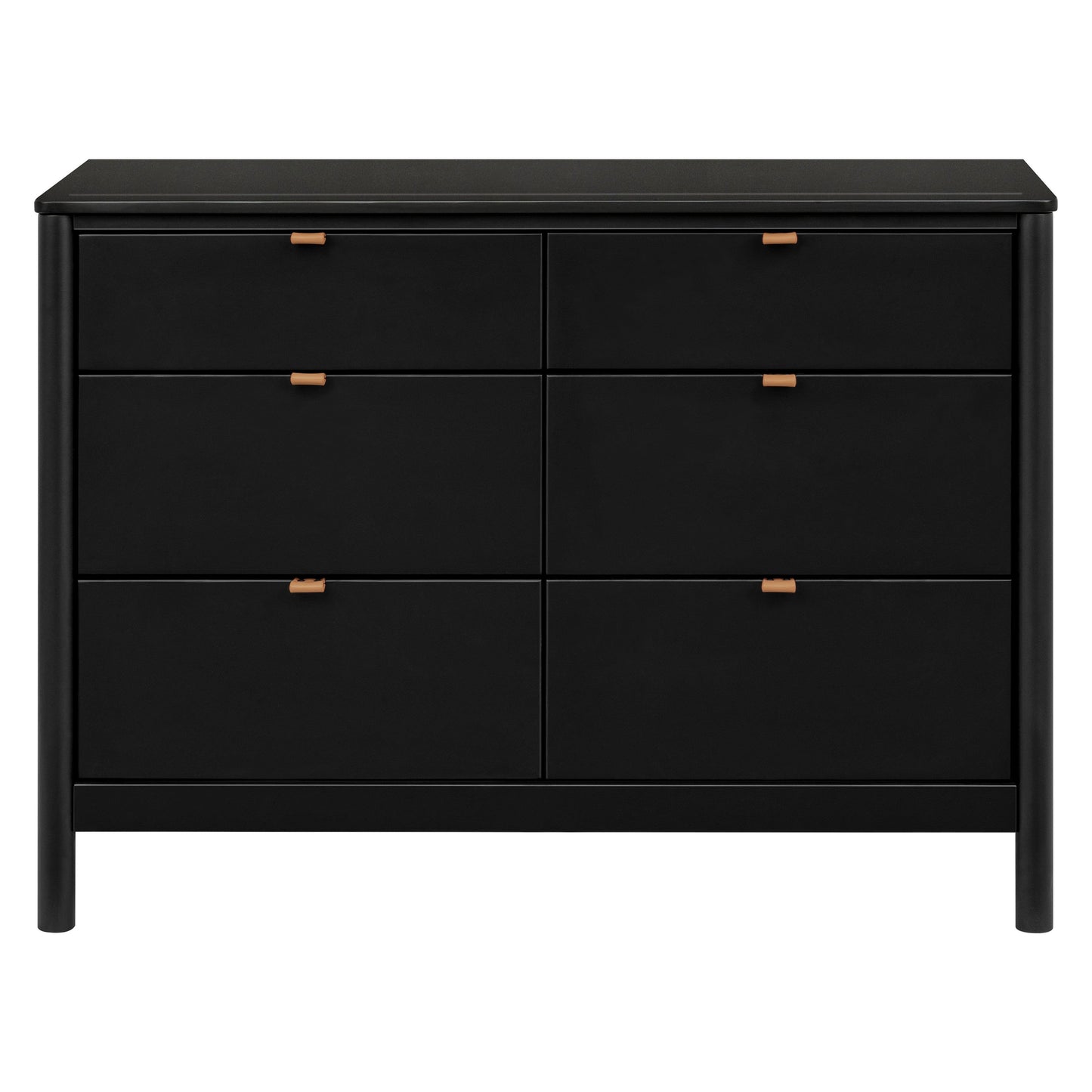 M25616B,Bondi 6-Drawer Assembled Dresser in Black