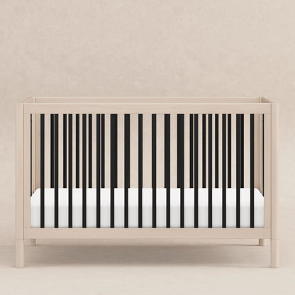 M12901NXB,Gelato 4-in-1 Convertible Crib w/Toddler Conversion Kit in Washed Natural/Black