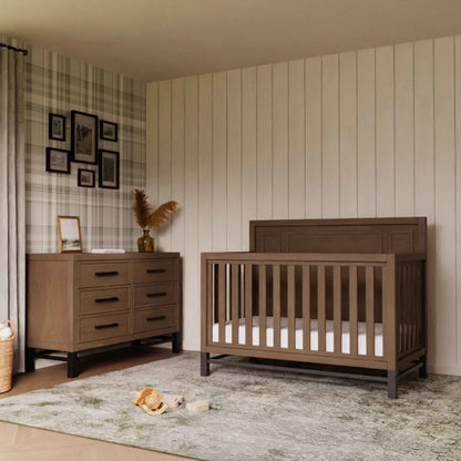 B25801DF,Newbern 4-in-1 Convertible Crib in Driftwood