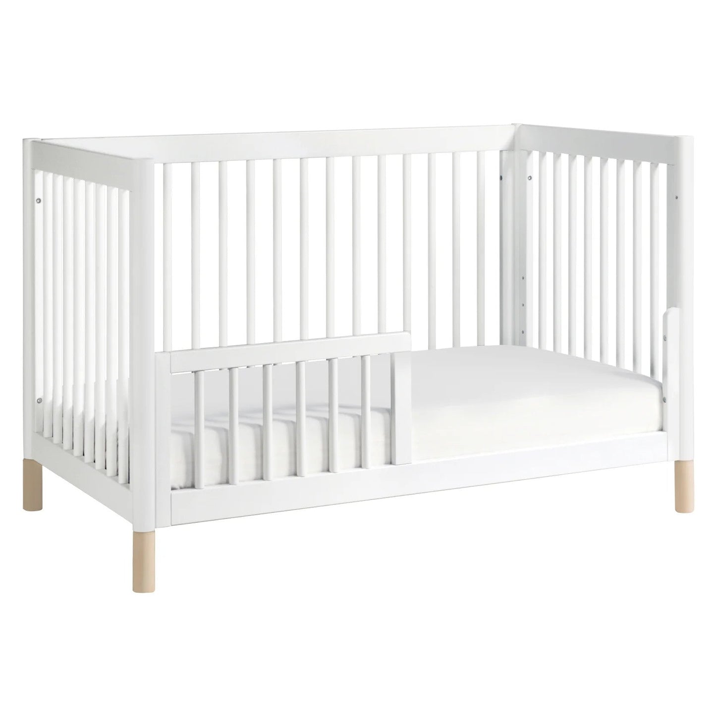 M12901WNX,Gelato 4-in-1 Convertible Crib w/Toddler Conversion Kit in White  NX Feet