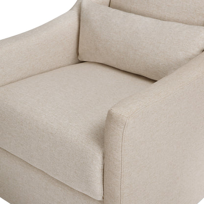 M11287PBEW,Toco Swivel Glider and Ottoman in Performance Beach Eco-Weave