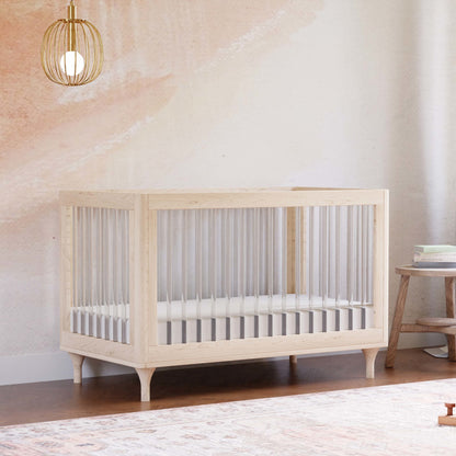 M9001KNX,Lolly 3-in-1 Convertible Crib w/Toddler Conversion Kit in Washed Natural/Acrylic