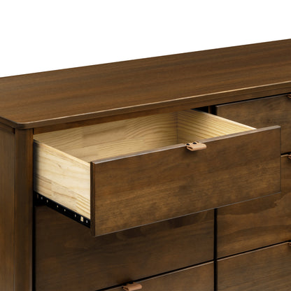 M25616NL,Bondi 6-Drawer Assembled Dresser in Natural Walnut